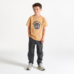 بنطلون تشينو باللون الرمادي موحد للفتيان